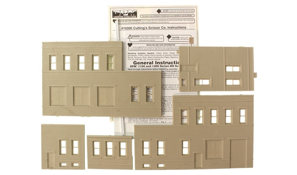 Woodland Scenics DPM 10300 HO Scale Cutting's Scissor Co. Building Kit