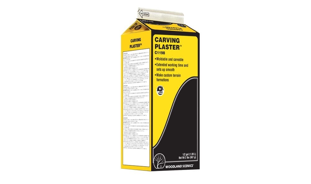 Woodland Scenics 1198 Carving Plaster™ 3.5 lbs / 1.58 kg - New