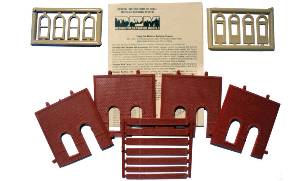 Woodland Scenics DPM 30101 HO Scale Street Level Arched Entry Kit