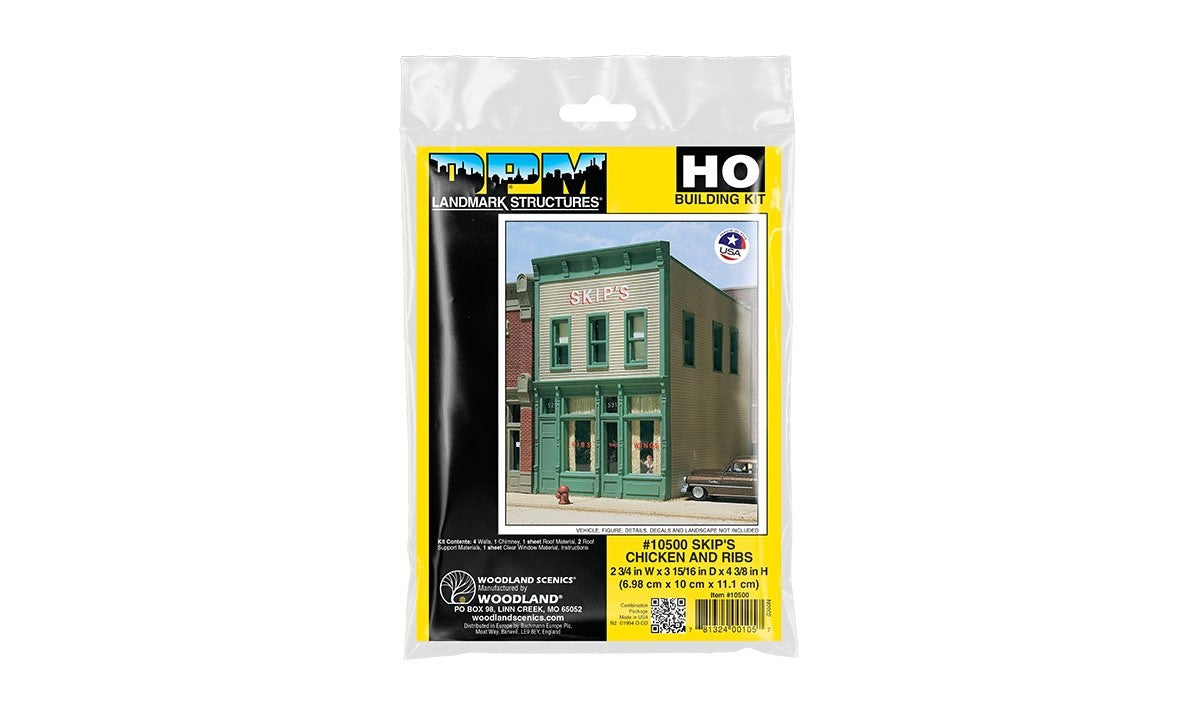 Woodland Scenics DPM 10500 Skip's Chicken and Ribs Building Kit