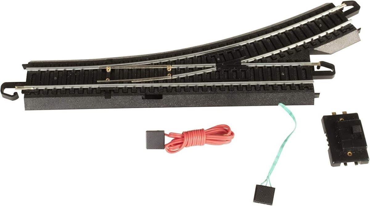 Bachmann 44461 HO Scale EZ - Track LH Left Hand Remote Switch Turnout - Oakville Model Trains Depot