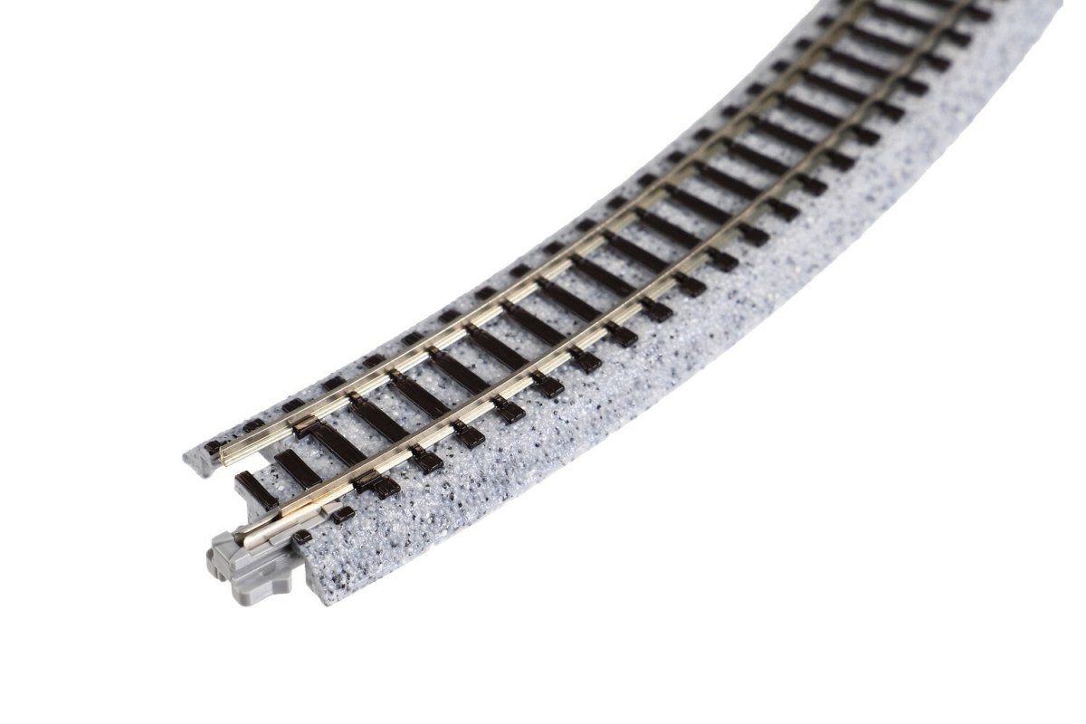 KATO 20 - 110 N Scale Unitrack R282mm (R11") 45° Curved Track - 4 - Pack - Oakville Model Trains Depot