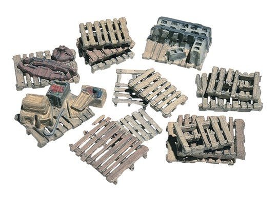 Woodland Scenics D204 HO Scale 15 Assorted Skids Kit - Oakville Model Trains Depot