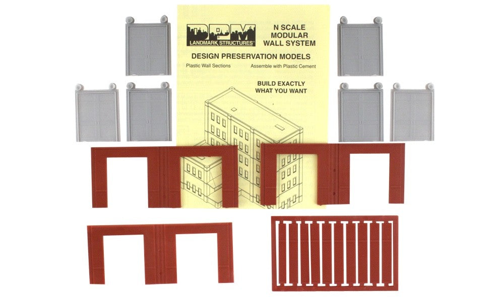 Woodland Scenics DPM 60106 N Scale Street Level Freight Door Kit