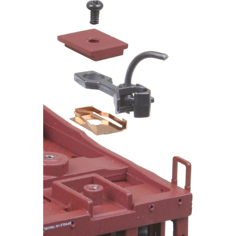Kadee #27 HO 20-Series Plastic Couplers with Gearboxes - Medium (9/32") Underset