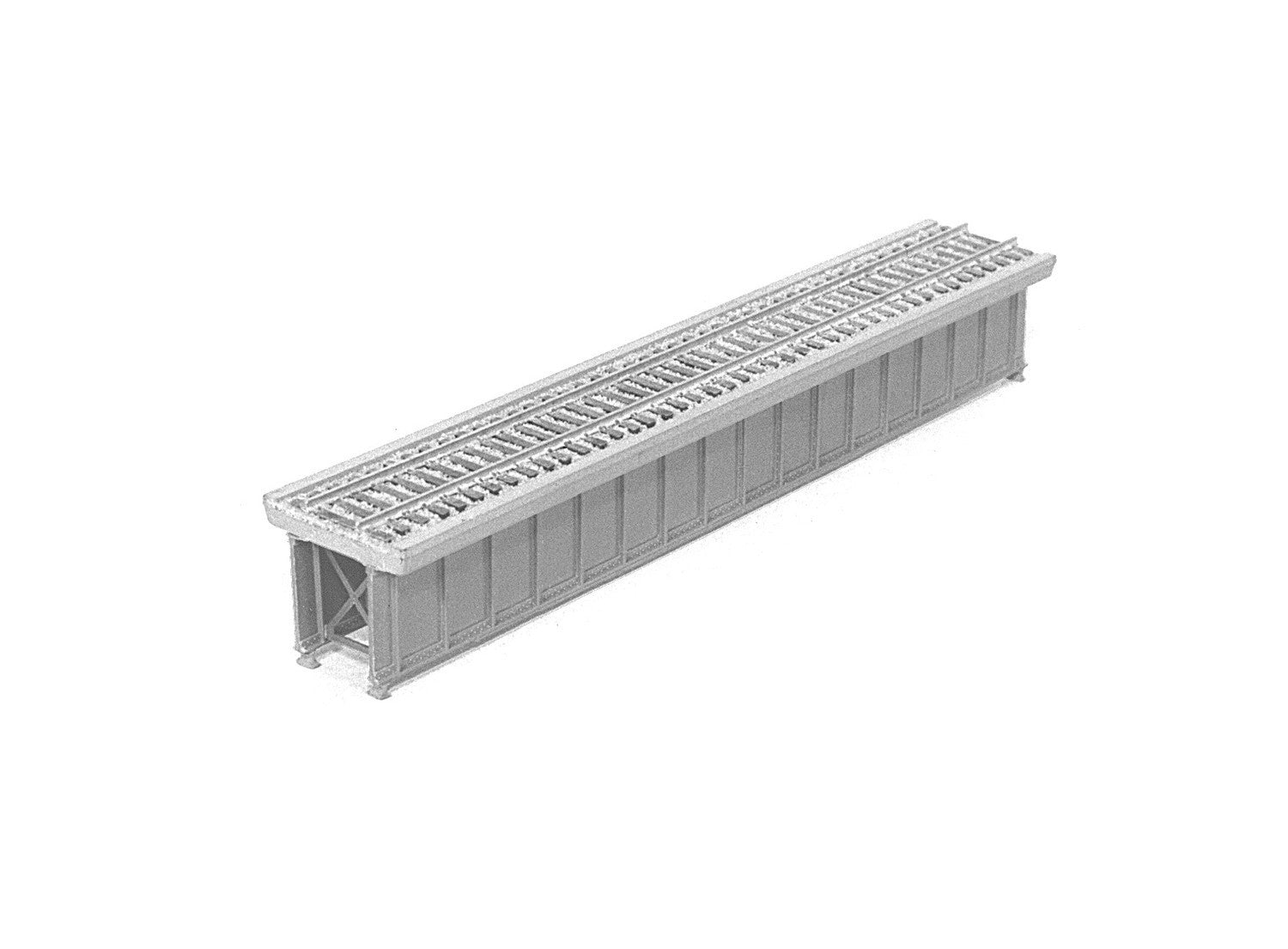 Micro Engineering 75-152 N Scale 80" Ballasted Deck Girder Bridge Kit