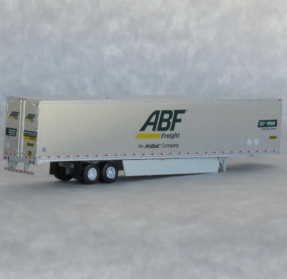 TrainWorx 45393 - 05 N Scale ABF Freight System 53' Highway Trailer 556472 - Oakville Model Trains Depot