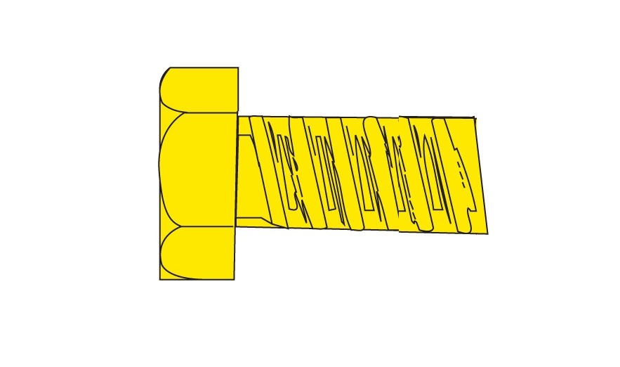 Woodland Scenics H874 Hex Head Screws 2-56 1/4 - 5pcs