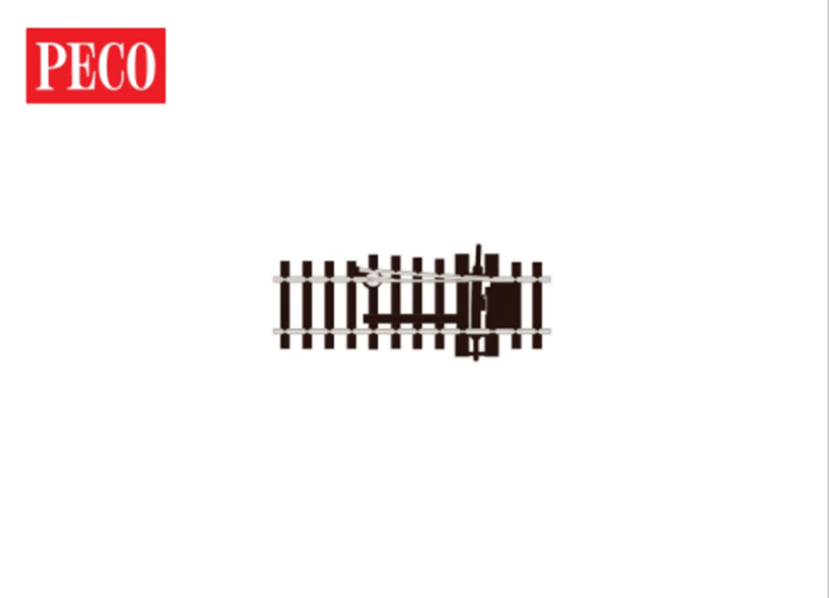 Peco SL - 184 OO/HO Scale Code 75 RH Right Hand Catch Turnout - Oakville Model Trains Depot