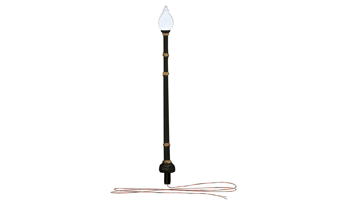 Woodland Scenics JP5633 HO Scale Lamp Post Street Lights - 3pcs
