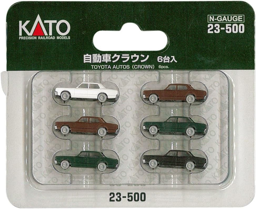 Kato 23-500 N Scale 1980 Toyotas Vehicles - 6 cars