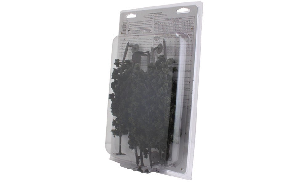 Woodland Scenics TR1582 Ready Made Trees™ Value Pack 6"-8" Conifer - 12/pkg