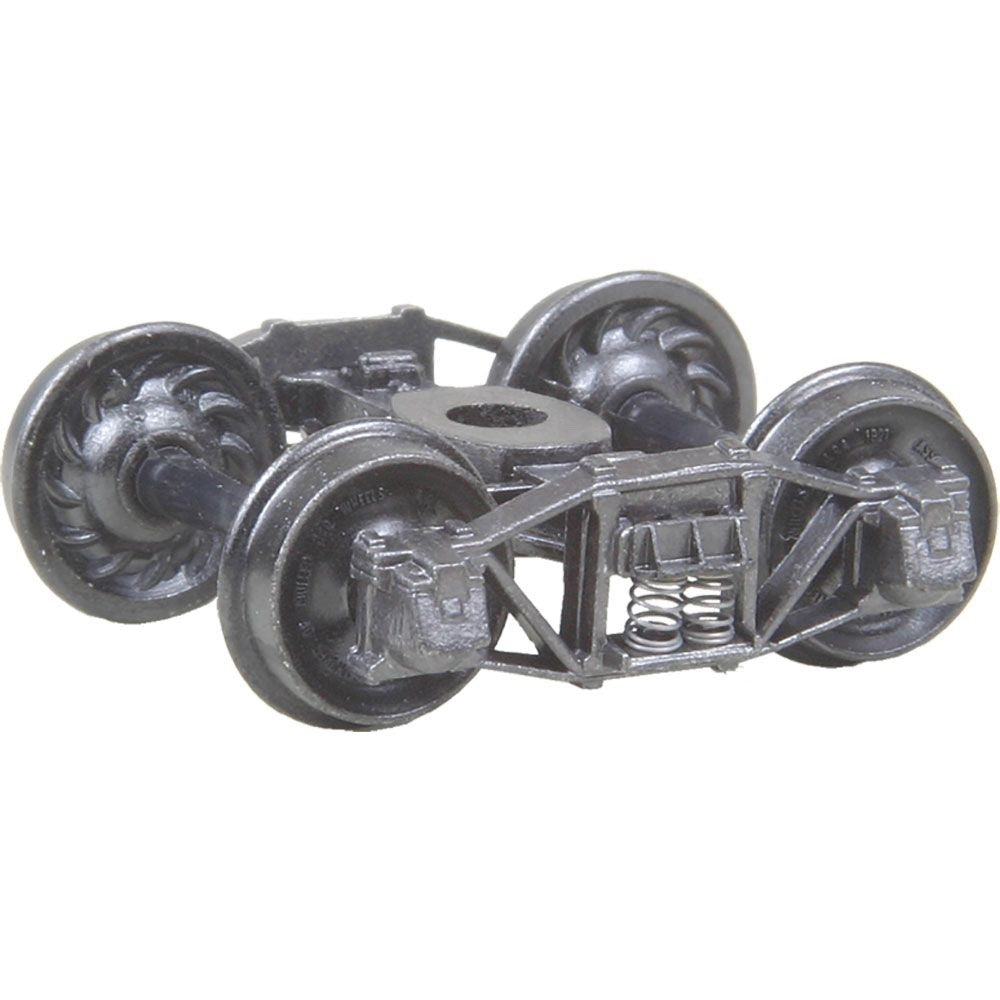 Kadee #551 HO Scale Arch Bar Self Centering Trucks with 33" Ribbed Back Wheels