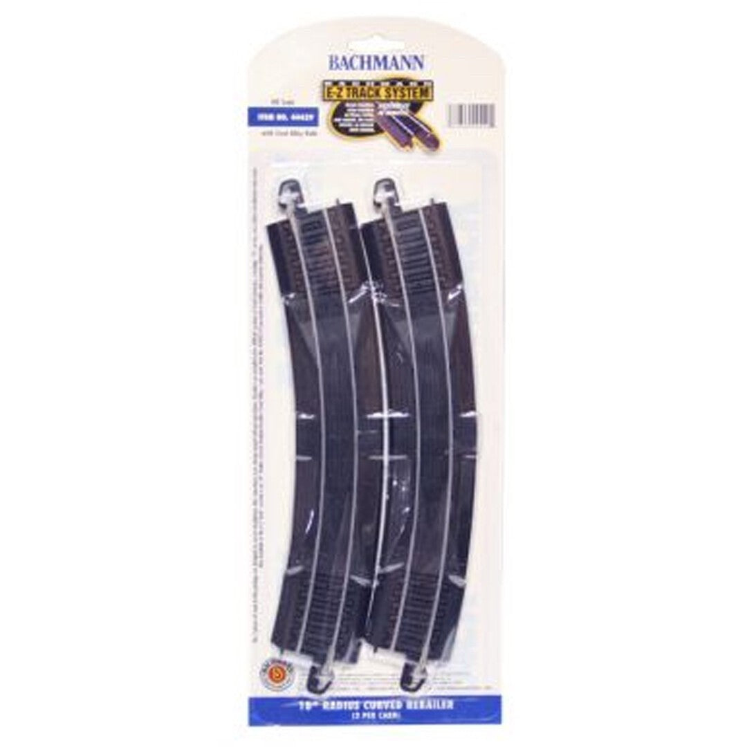 Bachmann 44529 HO Scale EZ-Track 18" Radius Curved Rerailer - 2pcs