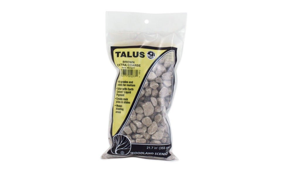 Woodland Scenics C1277 Extra Coarse Brown Talus - Oakville Model Trains Depot