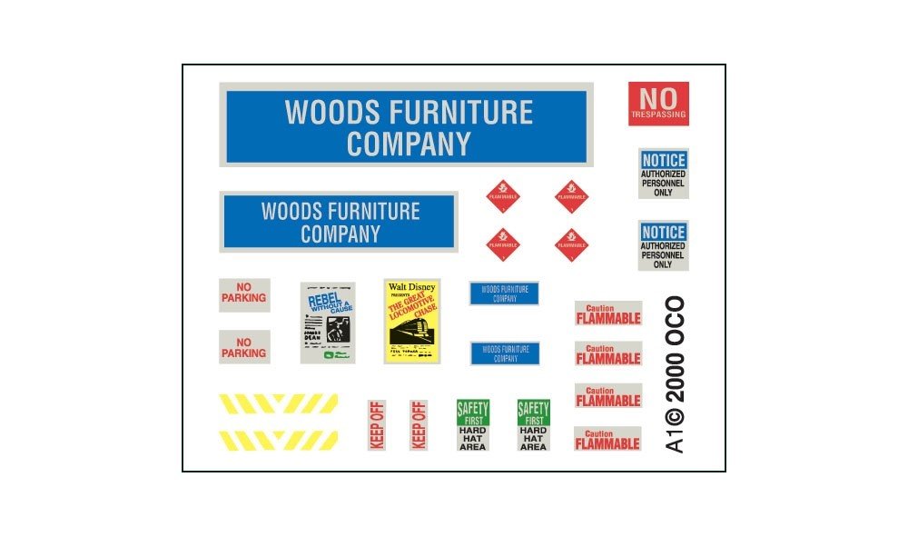 DPM 66000 N Scale Woods Furniture Co. Building Kit (Combined MBS Furniture Showroom) - Oakville Model Trains Depot