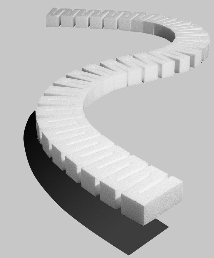 Woodland Scenics ST1407 1" Risers - 4pcs