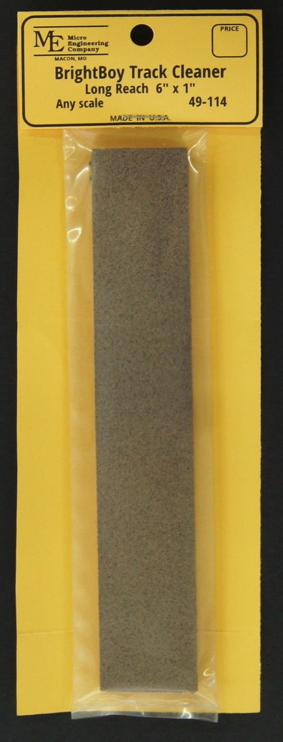 Micro Engineering 49-114 BrightBoy Track Cleaner - Long Reach 6" x 1"