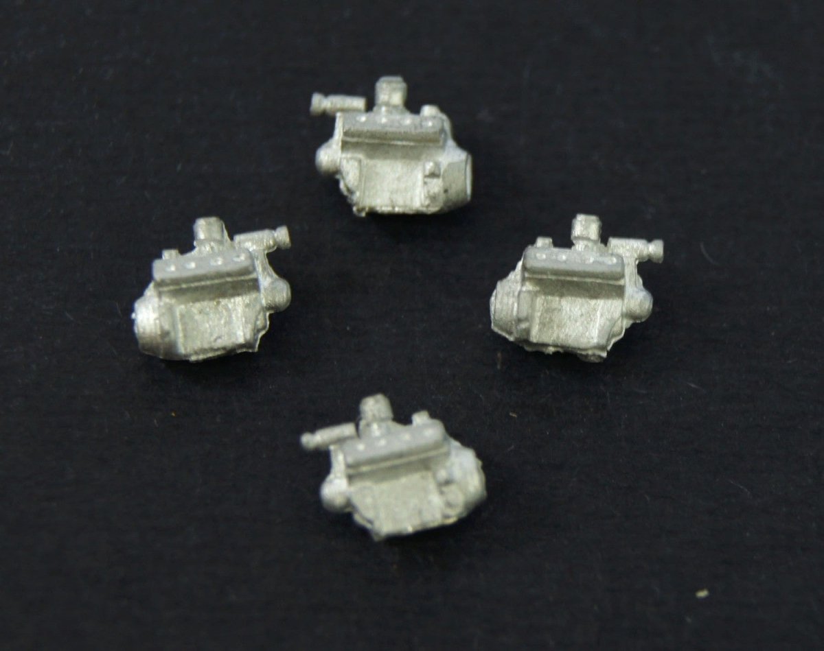 Micro Engineering 80 - 147 N Scale Vintage V - 8 Engines - 4 pcs - Oakville Model Trains Depot