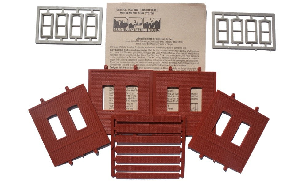 Woodland Scenics DPM 30133 HO Scale Dock Level Rectangular Window Kit