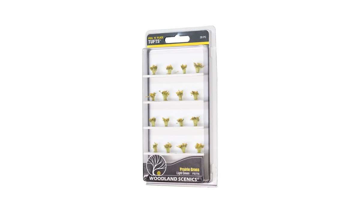 Woodland Scenics FS776 Light Green Prairie Grass - 20pcs