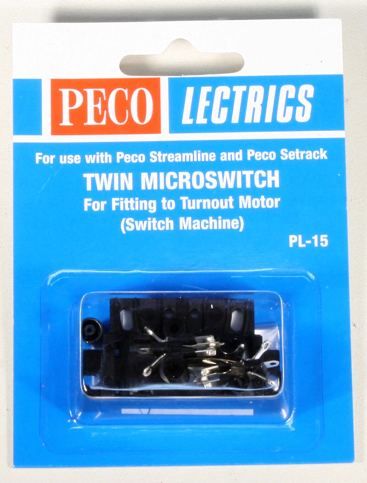 Peco PL-15 Turnout Motor Mounting Twin Microswitch -  NEW