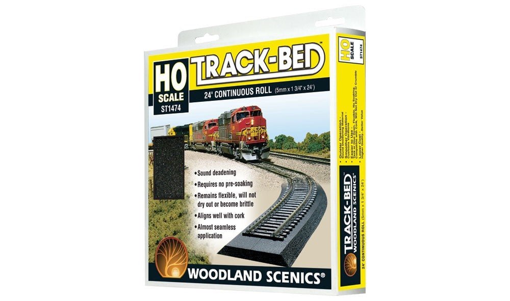 Woodland Scenics ST1474 HO Scale Track - Bed™ Roll - Oakville Model Trains Depot