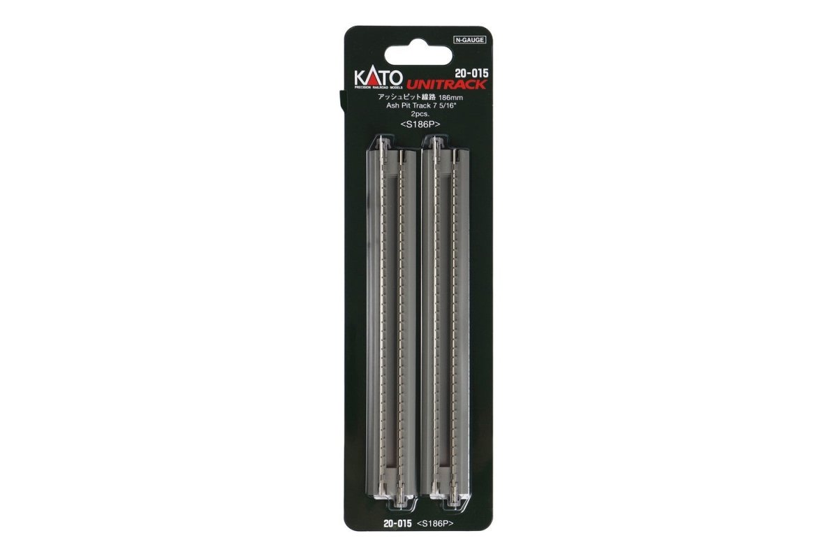 KATO 20 - 015 N Scale Unitrack 186mm (7 - 5/16") Ash Pit Track - 2 - Pack - Oakville Model Trains Depot