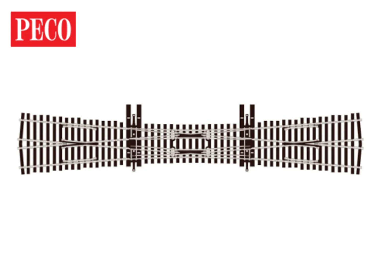 PECO SL-U8363 HO Code 83 Double Slip with Unifrog
