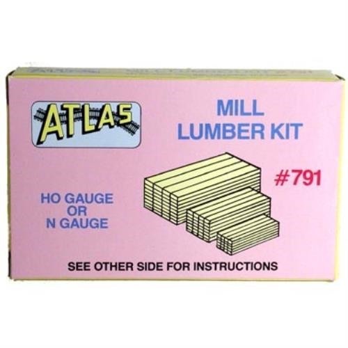 Atlas 791 HO/N Scale Mill Lumber Building Kit - New