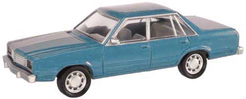 Atlas 60000051 N Scale Ford Fairmont Sedan Medium Blue - 2pcs