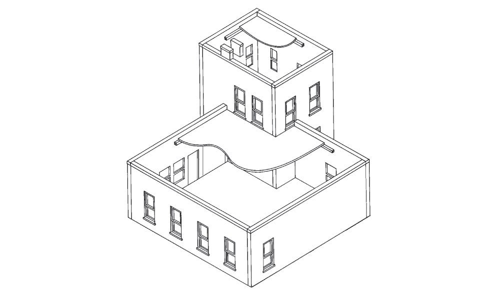 Woodland Scenics DPM 11200 HO Scale City Cab Co. Building Kit