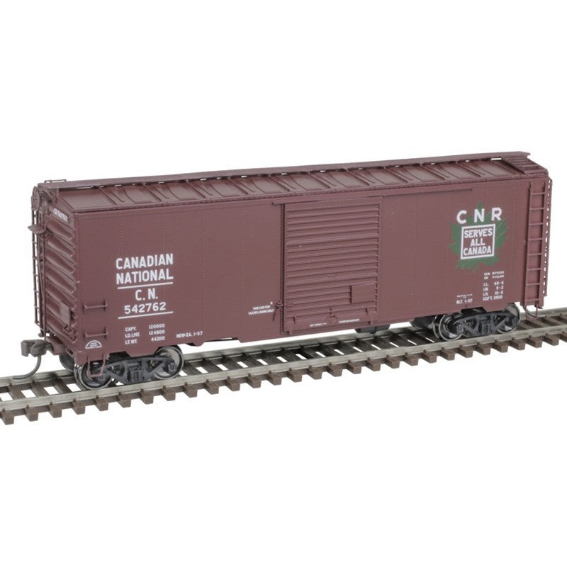 Atlas 20006831 HO Scale Canadian National 40' Postwar Boxcar #542823 - New