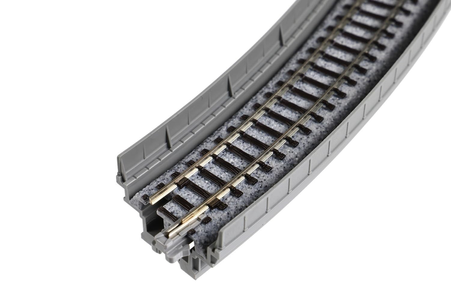 Kato 20-520 N Scale 315mm (12-3/8") Single Track Radius 45-Degree Viaduct - 2pcs