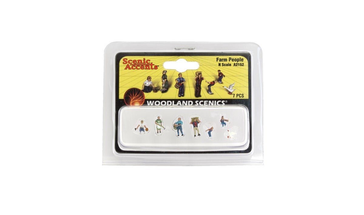 Woodland Scenics A2152 N Scale Farm People - Oakville Model Trains Depot