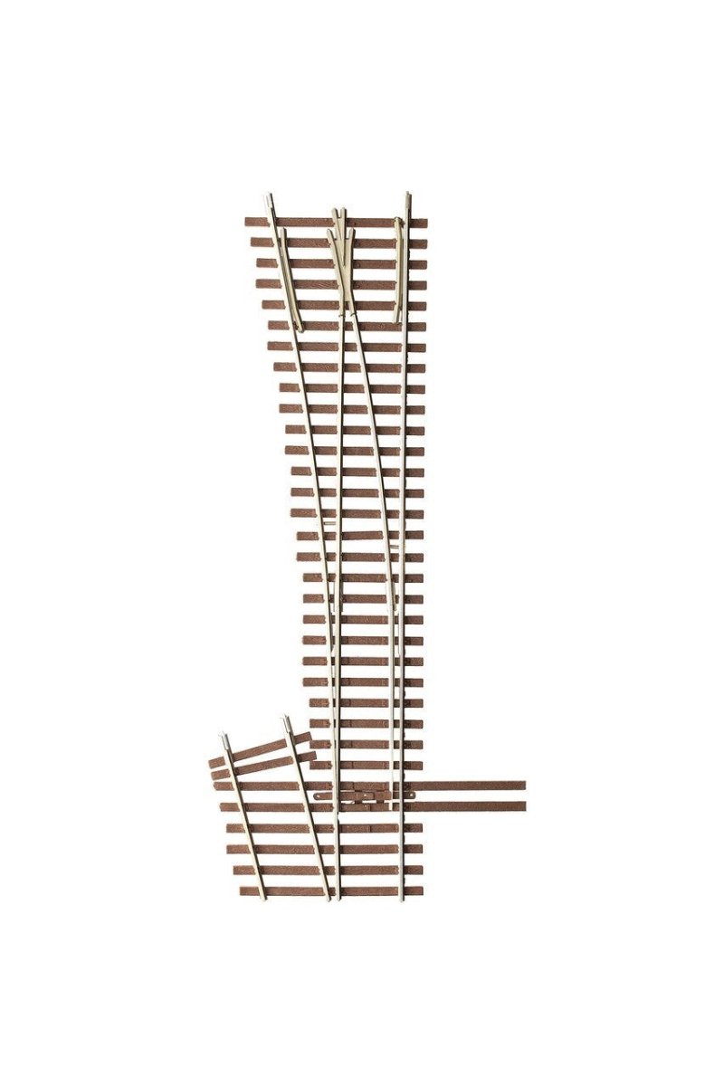 Micro Engineering 14 - 716 HO Scale Code 83 5d Intermediate Ladder Left - Hand Turnout (DCC - Friendly) - Oakville Model Trains Depot