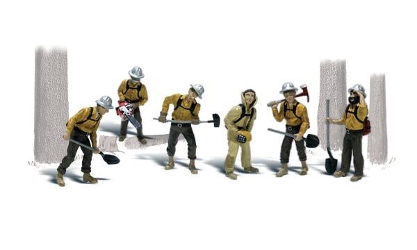 Woodland Scenics A1919 HO Scale Smoke Jumpers - Oakville Model Trains Depot