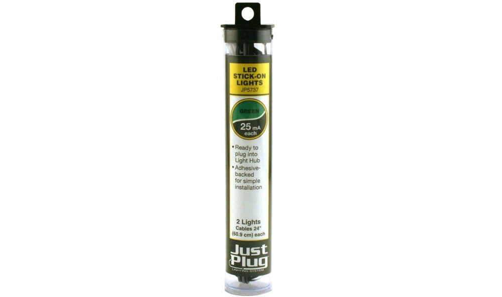Woodland Scenics JP5737 Just Plug Green LED Stick-On Light