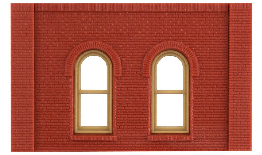 Woodland Scenics DPM 30112 HO Scale One-Story Arched Window Kit