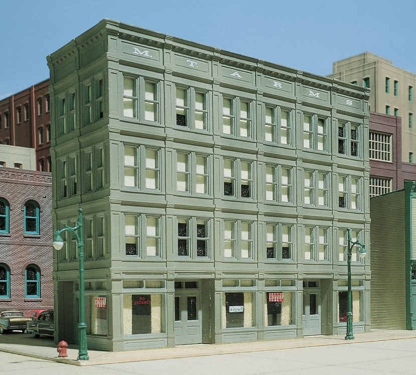 Woodland Scenic DPM 11900 HO Scale M.T. Arms Hotel Building Kit