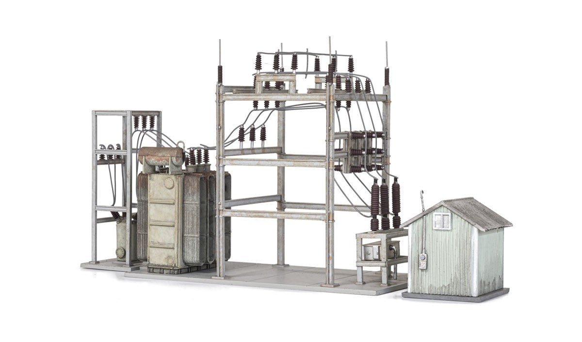 Woodland Scenics US2253 N Scale Utility System Substation - Oakville Model Trains Depot