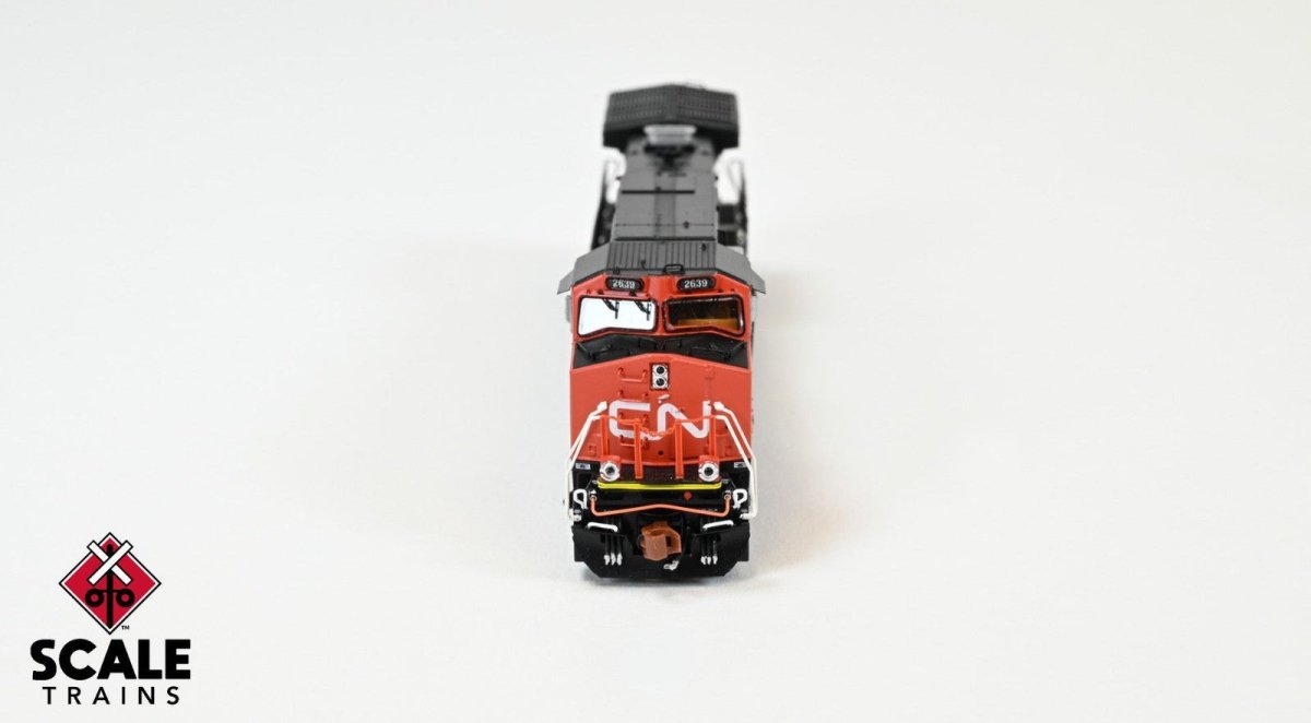 SCALETRAINS Rivet Counter N Scale GE DASH 9, Canadian National/Website #2639 DC