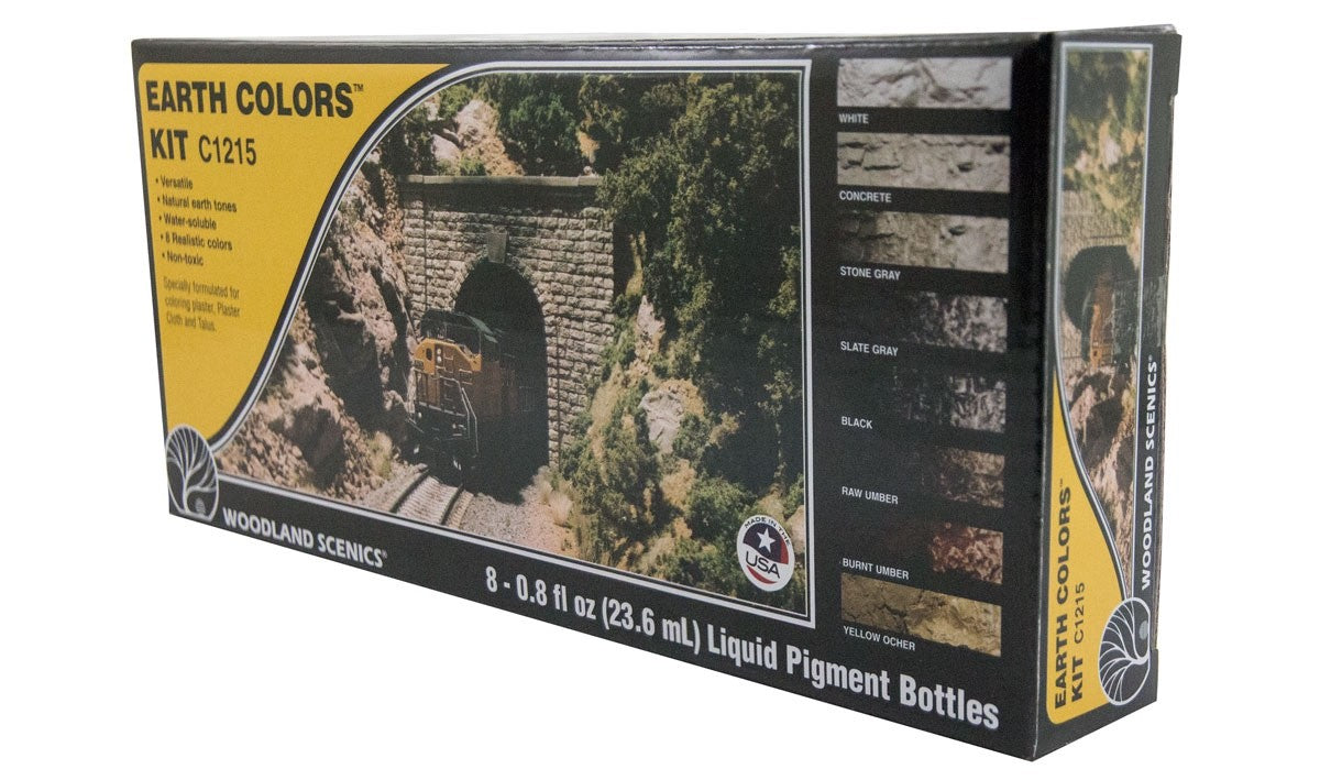 Woodland Scenics 1215 Earth Colors™ Kit - New
