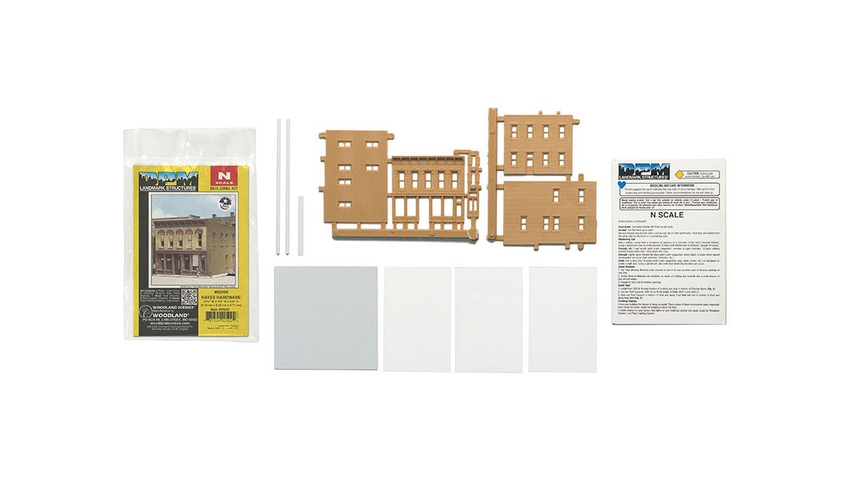 Woodland Scenics DPM 50200 N Scale Hayes Hardware Building Kit