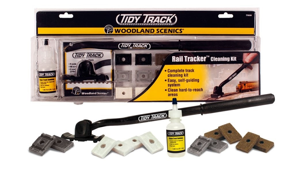 Woodland Scenics TT4550 N/HO Scale Rail Tracker™ Cleaning Kit