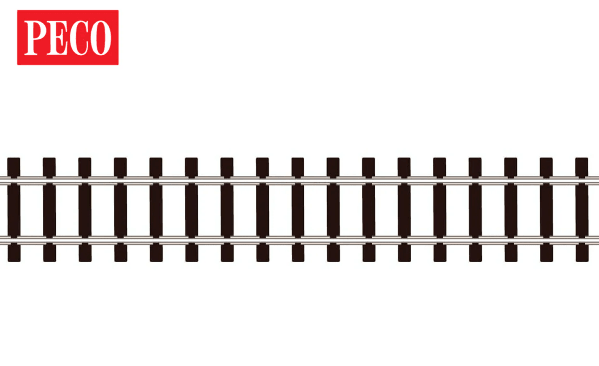 Peco SL - 300F N Scale Code 55 Nickel Silver Flex Track with Wooden Sleeper - 5pcs - Oakville Model Trains Depot