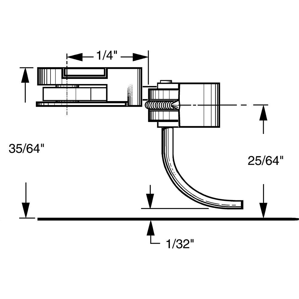 Kadee 35 HO Scale 30 - Series Plastic Couplers with Gearboxes - Short (1/4") Overset - Oakville Model Trains Depot