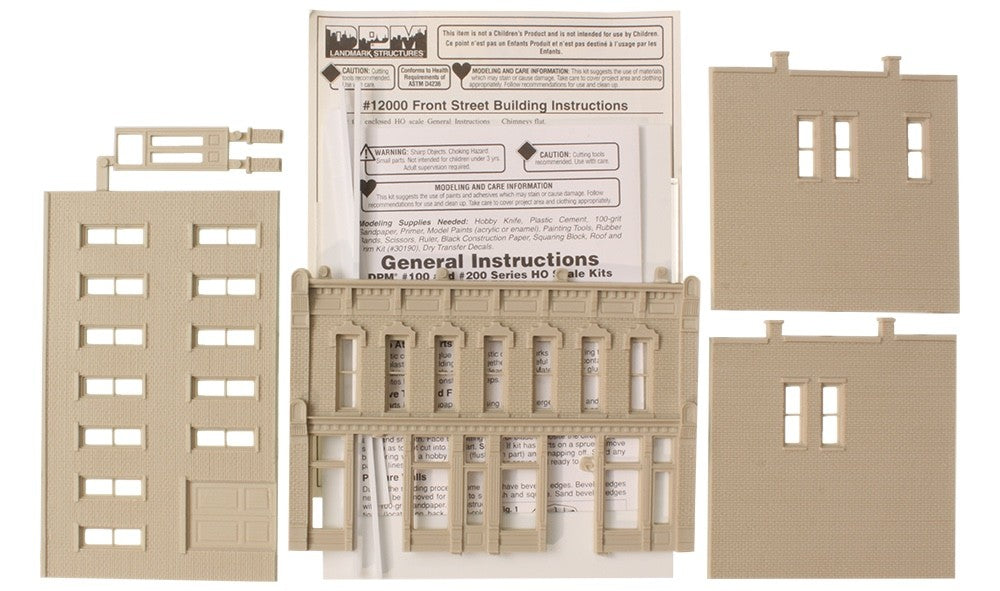 Woodland Scenics DPM 12000 HO Scale Front Street Building Kit