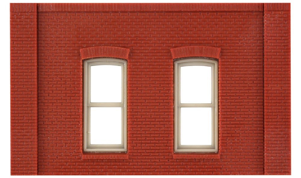 Woodland Scenics DPM 30130 HO Scale One-Story Rectangular Window Kit