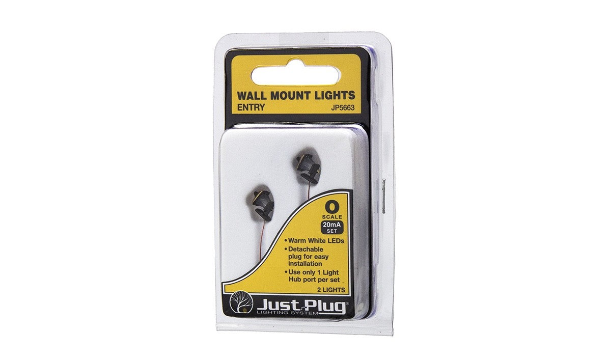 Woodland Scenics JP5663 O Scale Entry Wall Mount Lights